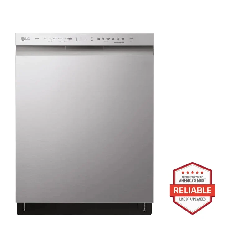 LG 24-inch Wide Front Control Dishwasher in Stainless Steel - ADFD5448AT