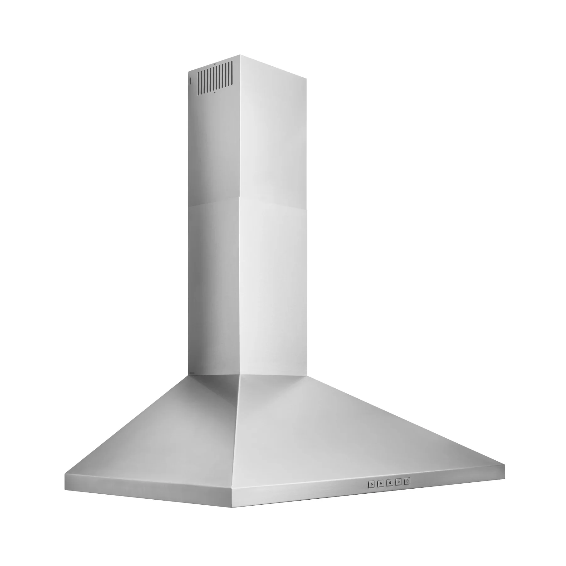 Broan® 36-Inch Convertible Wall-Mount Pyramidal Chimney Range Hood, 450 MAX CFM, Stainless Steel