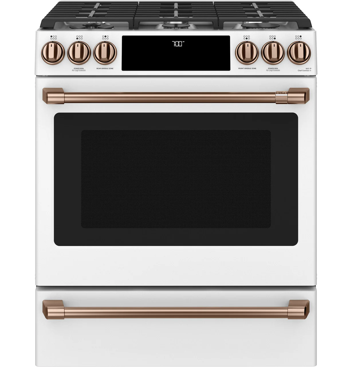 CAFÉ™ 30" Smart Slide-In, Front-Control, Gas Range with Convection Oven - Image 2