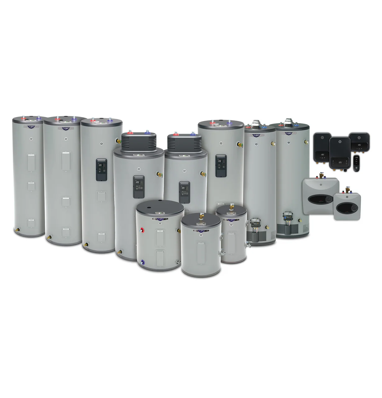 GE RealMAX Choice 50-Gallon Tall Natural Gas Atmospheric Water Heater - Image 3