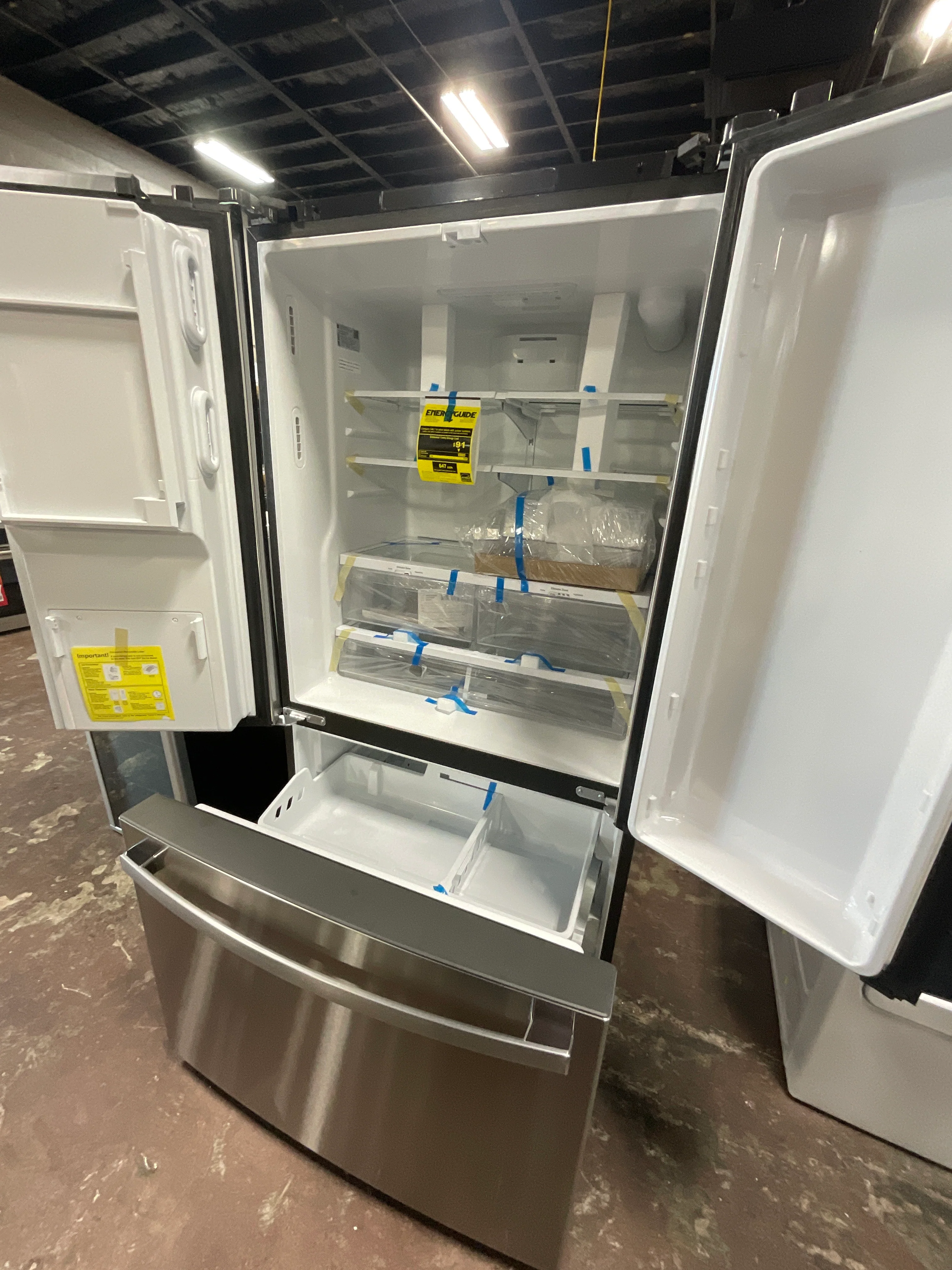 GE® ENERGY STAR® 20.6 Cu. Ft. Fingerprint Resistant Counter-Depth French-Door Refrigerator - Image 6