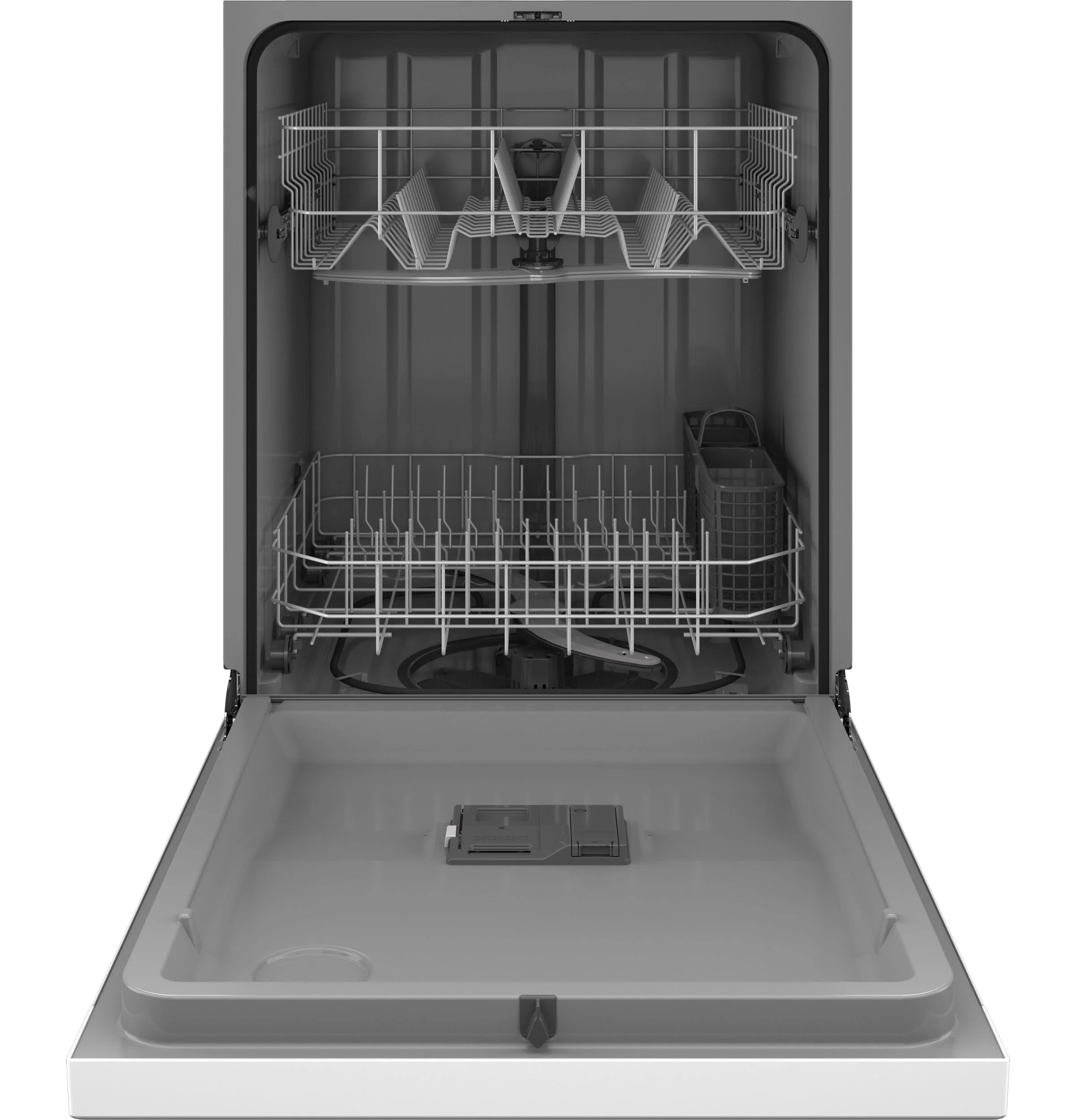 GE Hotpoint® One Button Dishwasher with Plastic Interior - Image 2