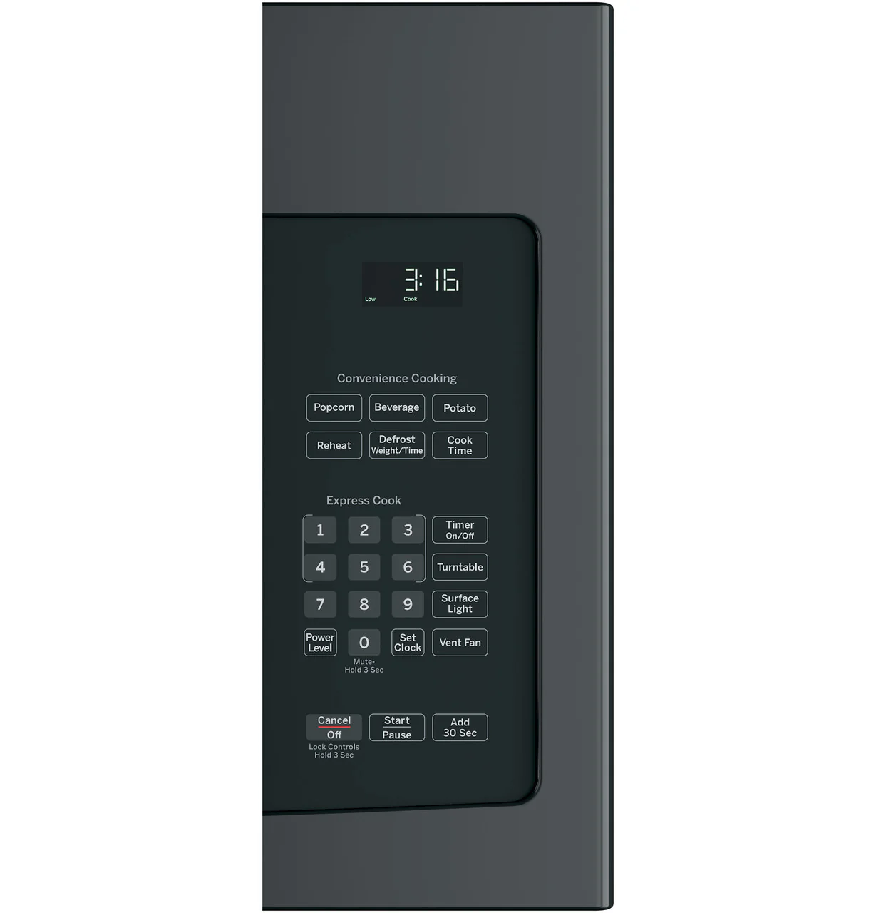 GE® 1.6 Cu. Ft. Over-the-Range Microwave Oven with Recirculating Venting - Image 2