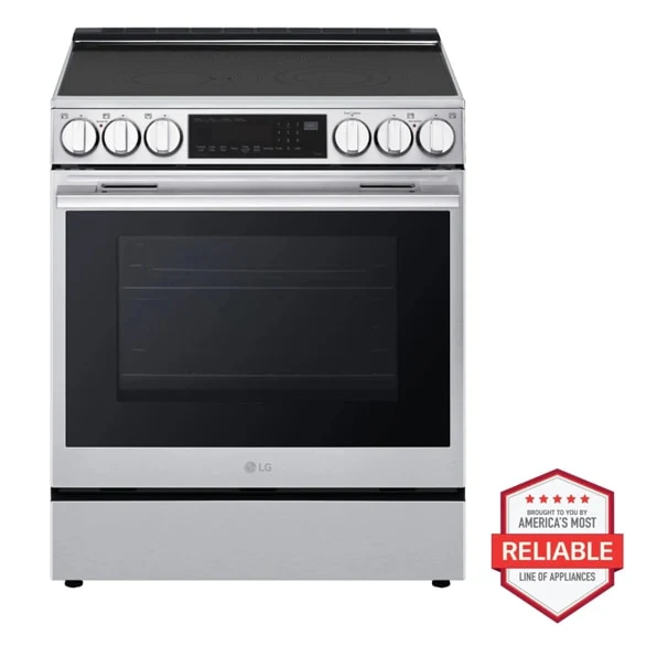 LG 6.3 cu. ft. Smart Electric Slide-in Range with InstaView®, ProBake Convection®, and Air Fry
