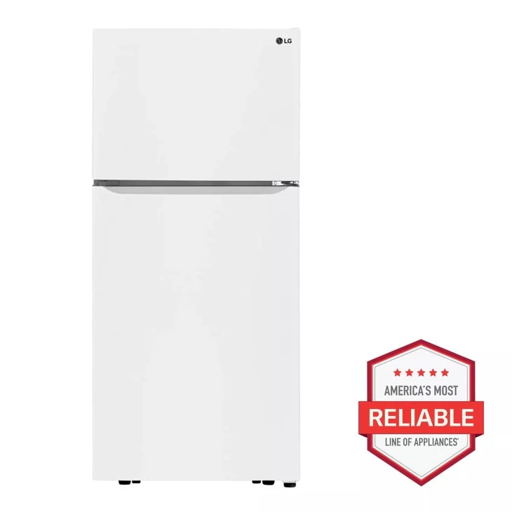 LG 30-inch Wide Top Freezer Refrigerator - 20 cu. ft. - LTCS20020W