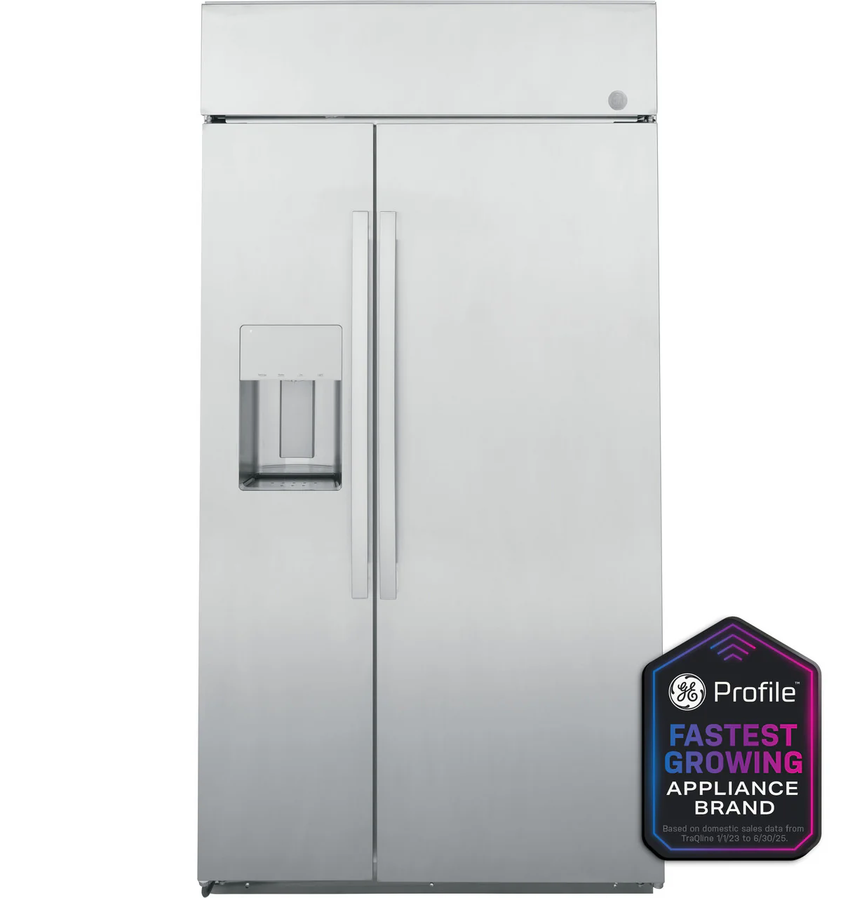 GE Profile™ 48" Smart Built-In Side-by-Side Refrigerator with Dispenser