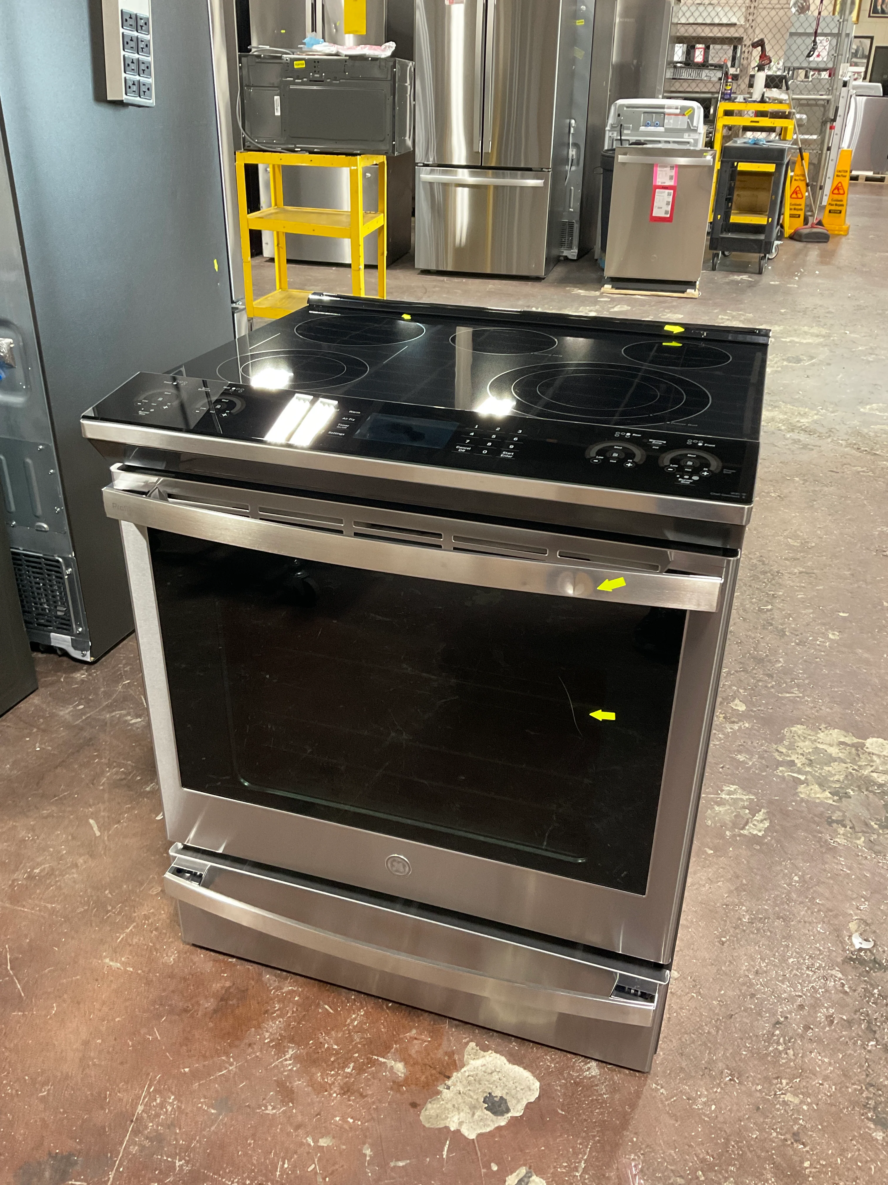 GE Profile™ 30" Smart Slide-In Electric Convection Fingerprint Resistant Range with No Preheat Air Fry - Image 10