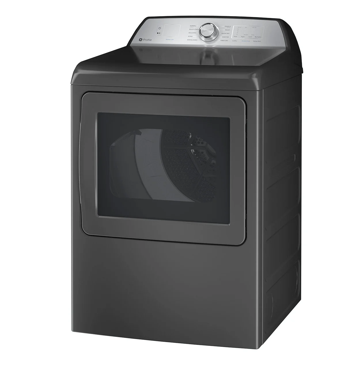 GE Profile™ ENERGY STAR® 7.4 cu. ft. Capacity aluminized alloy drum Gas Dryer with Sanitize Cycle and Sensor Dry - Image 4