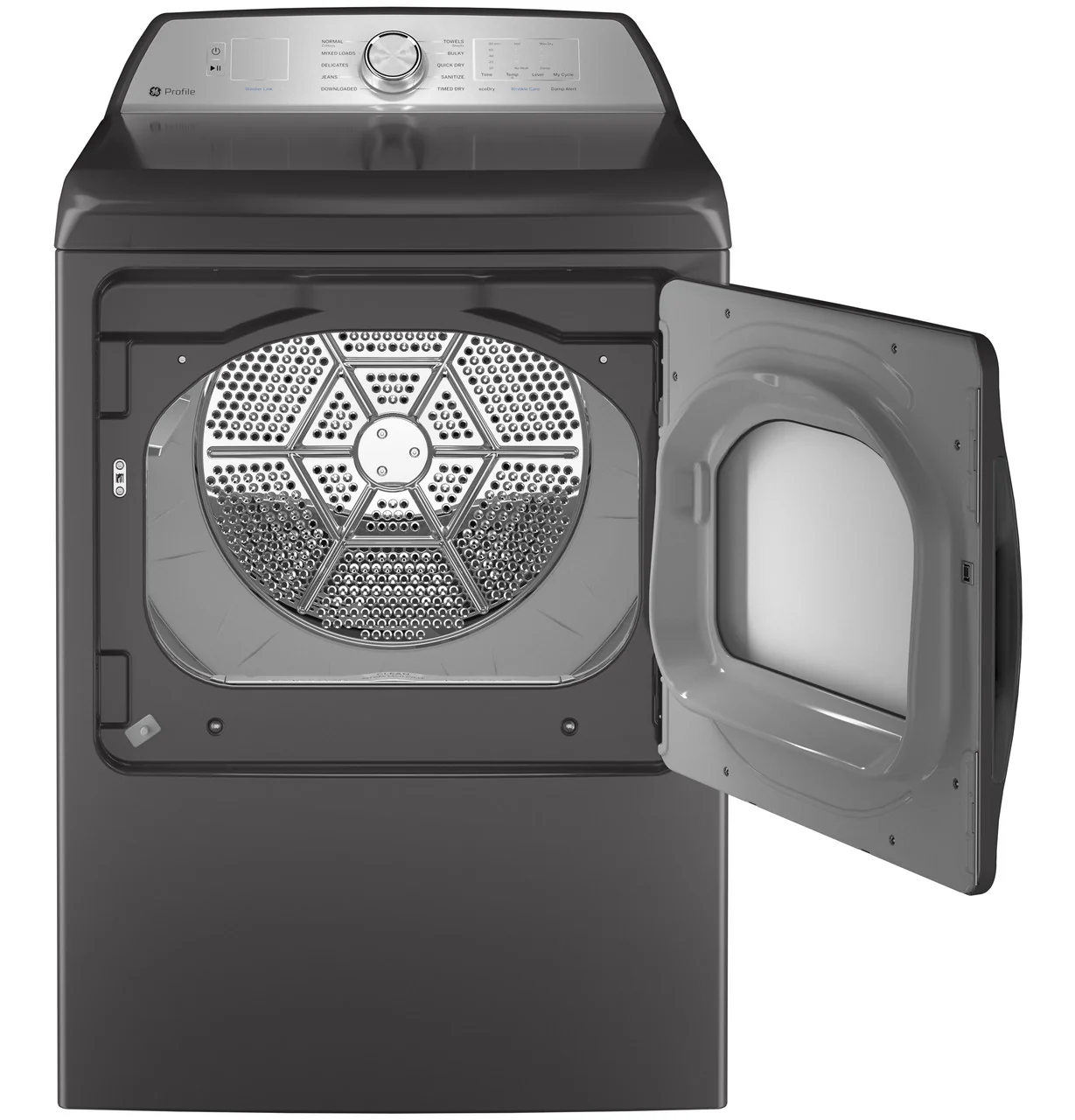 GE Profile™ ENERGY STAR® 7.4 cu. ft. Capacity aluminized alloy drum Gas Dryer with Sanitize Cycle and Sensor Dry - Image 5