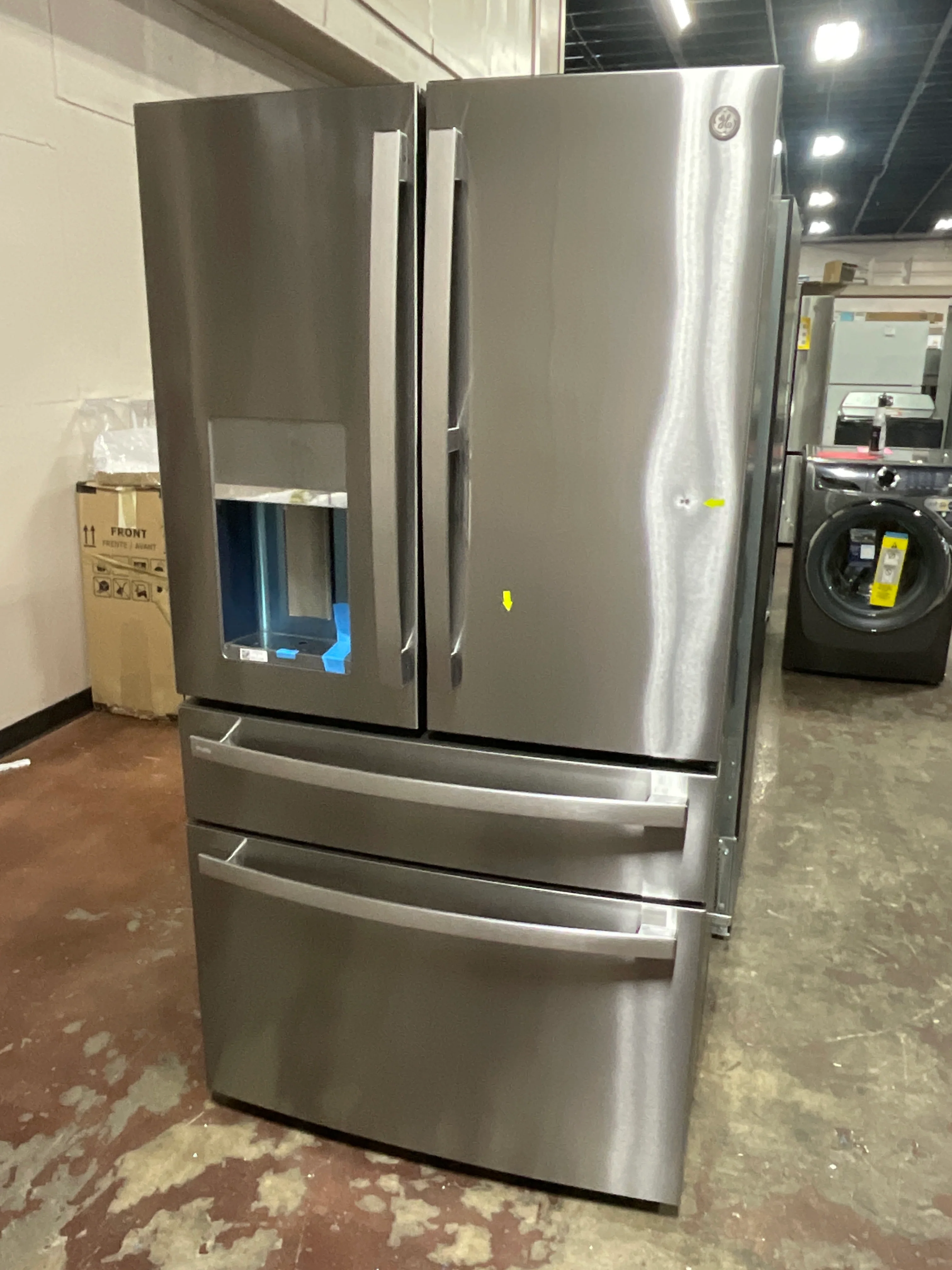 GE Profile™ 22.4 Cu. Ft. Smart Counter-Depth Fingerprint Resistant 4-Door French-Door Refrigerator with Door In Door - Image 8