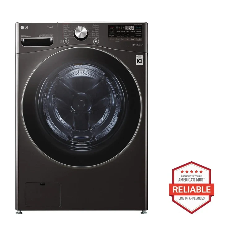 LG 5.0 cu. ft. Mega Capacity Smart wi-fi Enabled Front Load Washer with TurboWash™ 360° and Built-In Intelligence