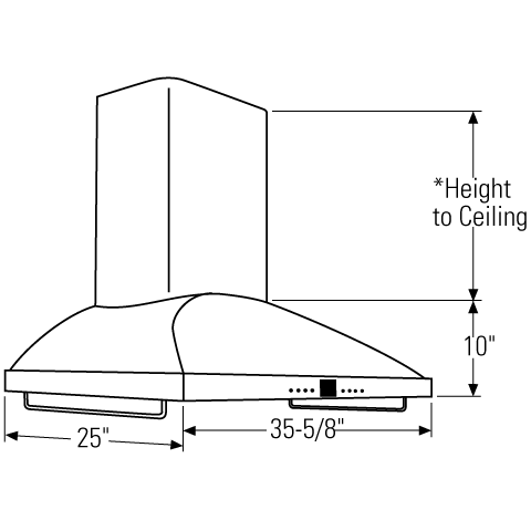 Monogram 36" Wall-Mounted Vent Hood - Image 2